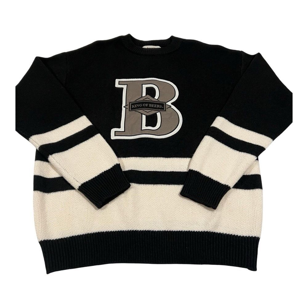 Budweiser x Pacsun Men's Black Size‎ Large Sweater